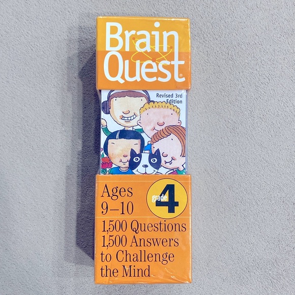 NWT Sealed Brain Quest Grade 4 Ages 9-10/Revised 3rd Edition /Its OK To Be Smart - Picture 2 of 8